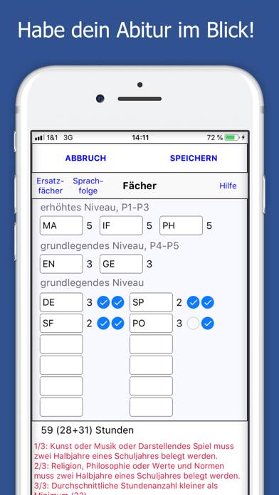 AbiMobil App-Screenshot #2
