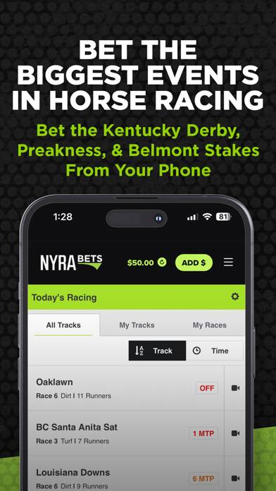 NYRA Bets - Horse Race Betting screenshot