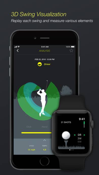 Golf Plus : Swing Analyzer App screenshot