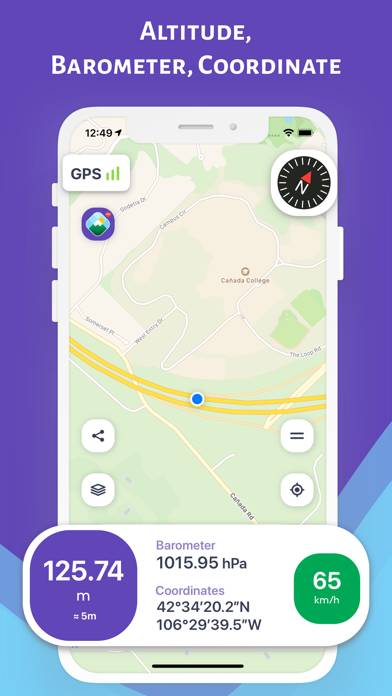 Altimeter: Elevation, Compass App screenshot #1
