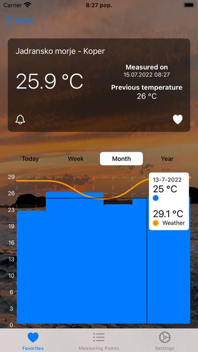 Water Temperatures App screenshot #4