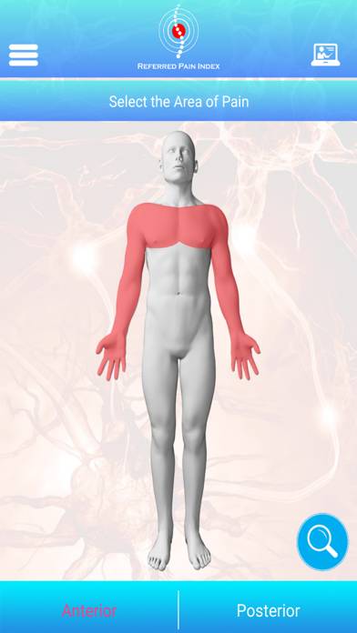 Referred Pain Index screenshot