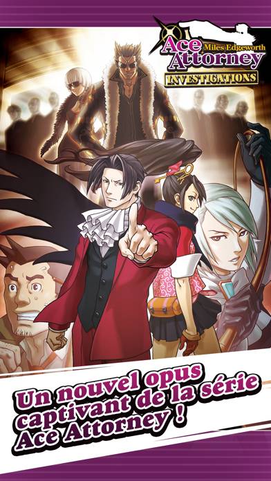 Ace Attorney INVESTIGATIONS Captura de pantalla de la aplicación #1