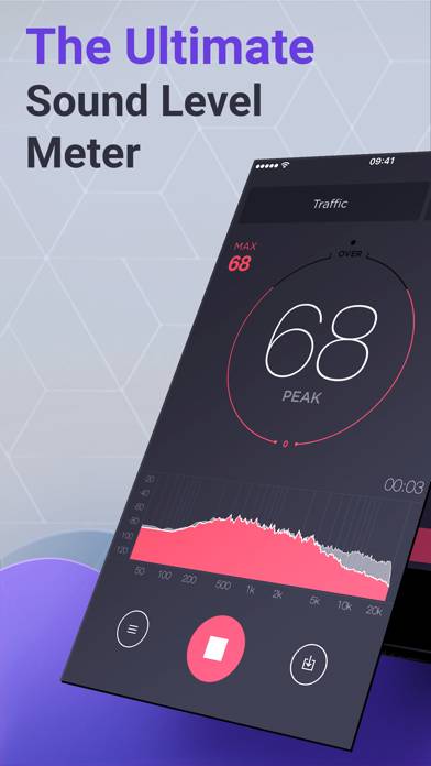 Decibel : dB sound level meter App screenshot #1