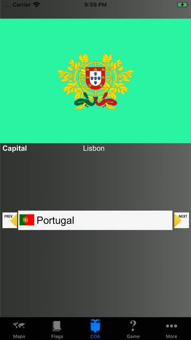 Country Flags, Maps, COA Quiz скриншот игры