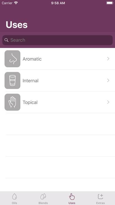 Essential Oils Reference Guide App-Screenshot #2