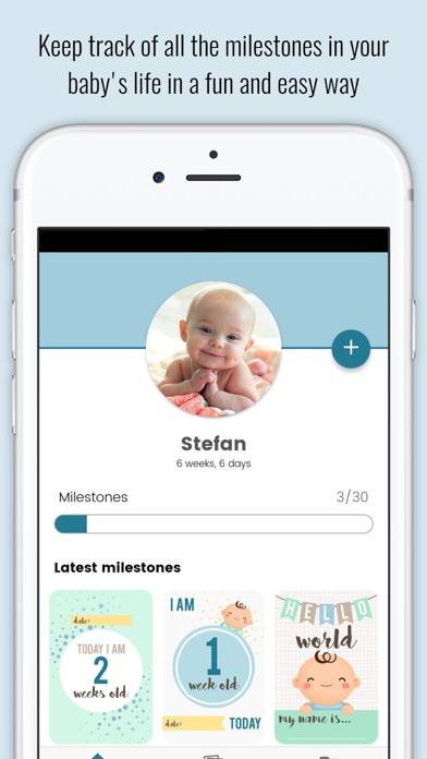 Baby Milestone Cards Capture d'écran de l'application #2