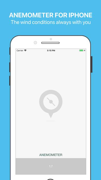 Anemometer for phone Captura de pantalla de la aplicación #1