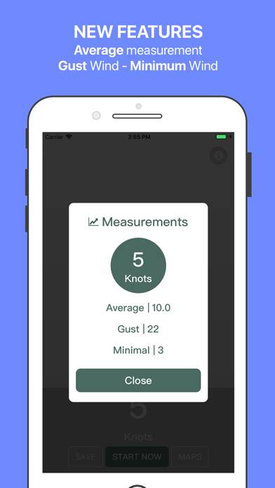 Anemometer for phone Captura de pantalla de la aplicación #3