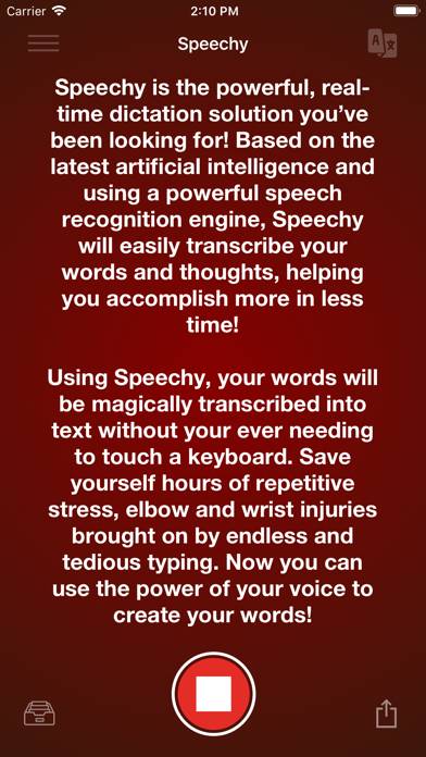 Voice Dictation - Speechy