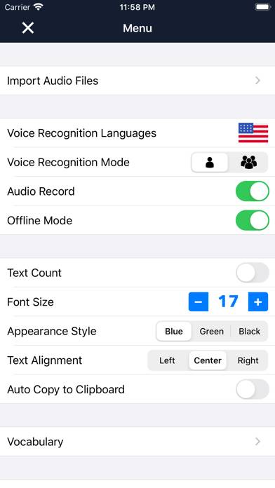 Voice Dictation Capture d'écran de l'application #5