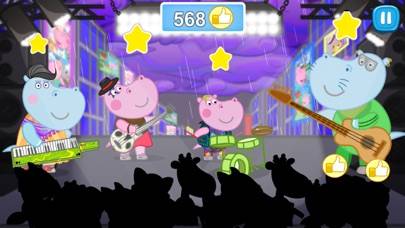 Hippo Super Musical Band Schermata dell'app #1
