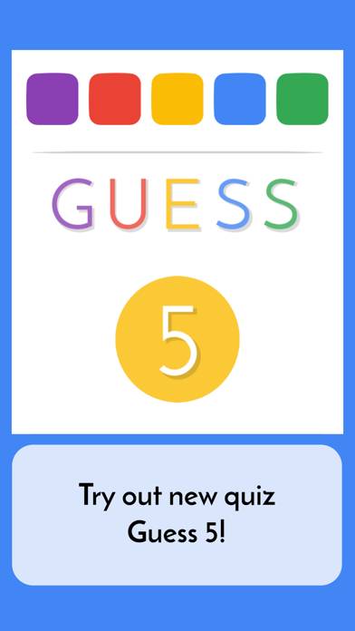 Guess 5 Schermata dell'app #4