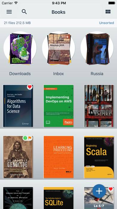 BiLibre DjVu and PDF Reader App screenshot #1