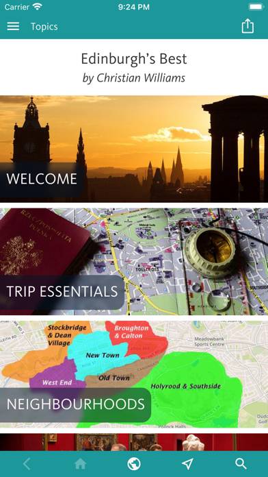 Edinburgh's Best: Travel Guide App-Screenshot #1