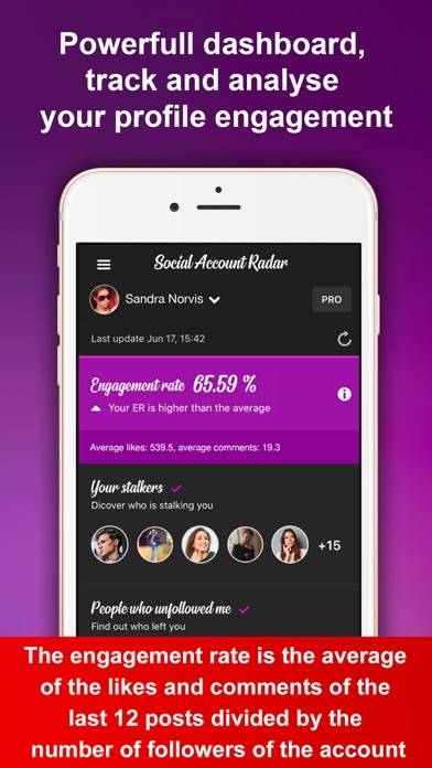 Social Account Radar for Insta Captura de pantalla de la aplicación #3