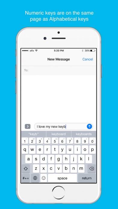 QuicKeyboard - Num & Emojis capture d'écran