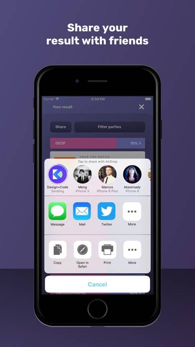 VoteSwiper App-Screenshot #4