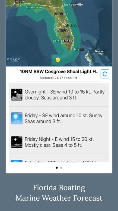 Florida Boating Weather Bildschirmfoto