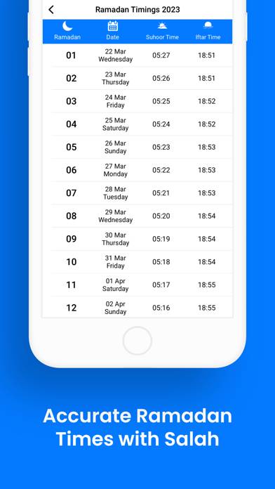 Ramadan Times 2024 & Qibla App-Screenshot #5