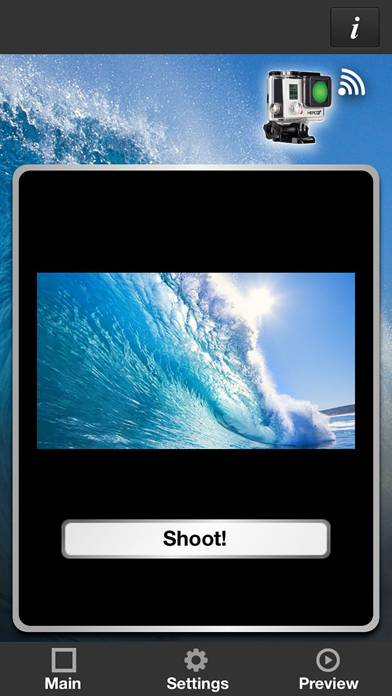 Remote Control for GoPro Hero 3 plus Silver App screenshot