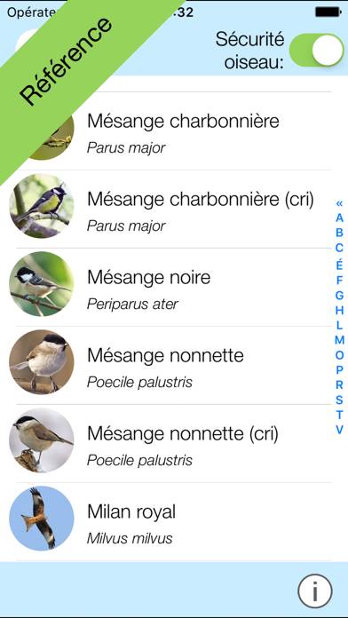 CuiCuiMatique chants d'oiseaux Captura de pantalla de la aplicación #4