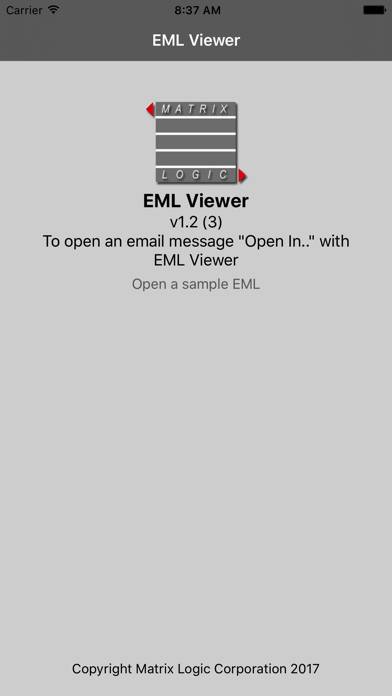 EML Viewer Schermata dell'app #2