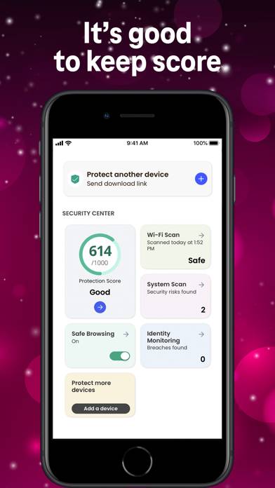 McAfee Security for T-Mobile App screenshot