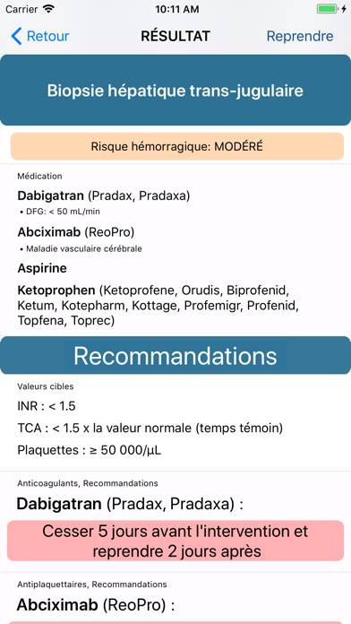 IR Hemo Guide App-Screenshot