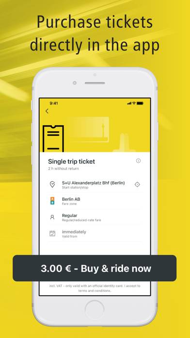 BVG Tickets: Bus & Bahn Berlin Schermata dell'app