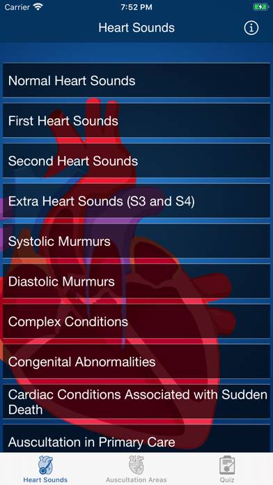 Heart Sounds Auscultation Schermata dell'app #1