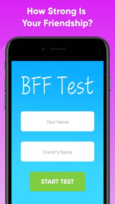 BFF Friendship Test Capture d'écran de l'application #1