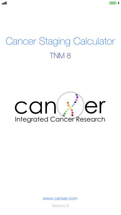 TNM Cancer Staging Calculator Schermata dell'app #1