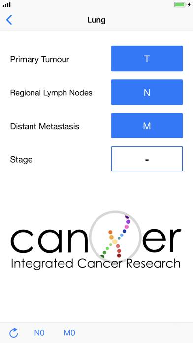 TNM Cancer Staging Calculator Uygulama ekran görüntüsü #5