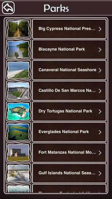 Florida National & State Parks App screenshot #3