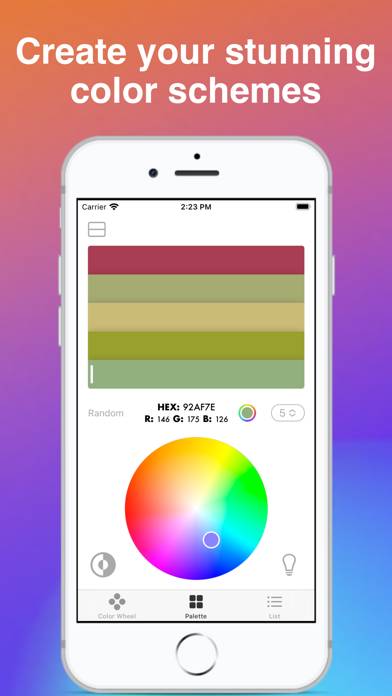 Color Wheel Captura de pantalla de la aplicación #3