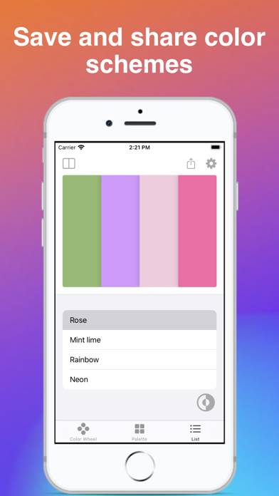Color Wheel Captura de pantalla de la aplicación #4
