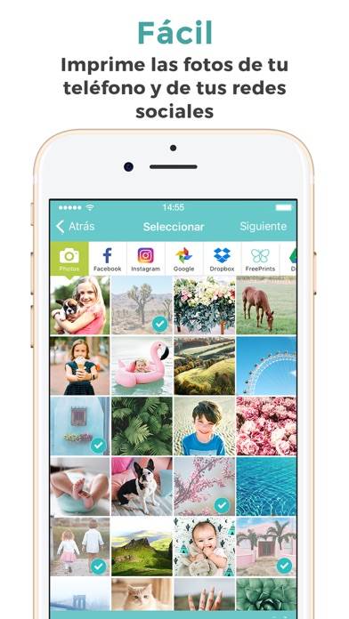 FreePrints – Imprime tus fotos Captura de pantalla de la aplicación