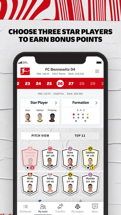 Bundesliga Fantasy Manager App screenshot #3