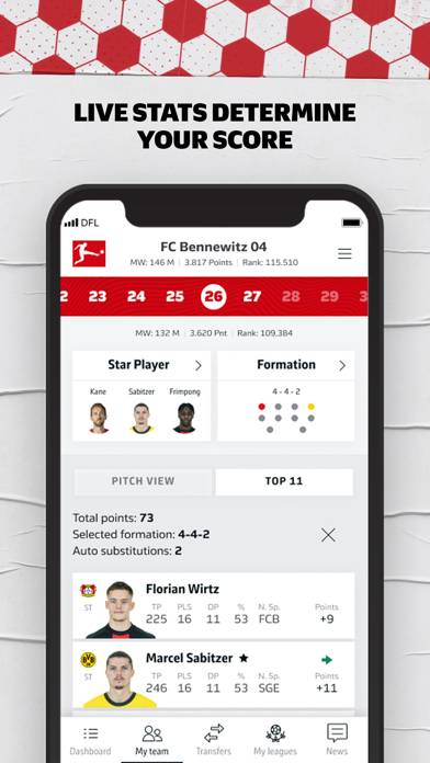 Bundesliga Fantasy Manager App screenshot #4