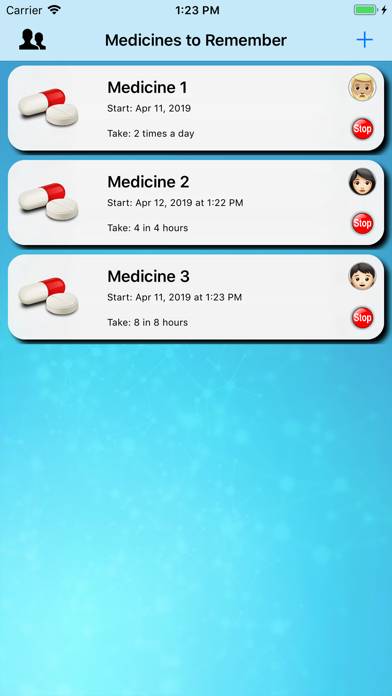 Medicine Reminder Captura de pantalla de la aplicación #1