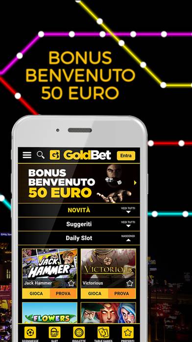 Goldbet Casinò schermata del gioco