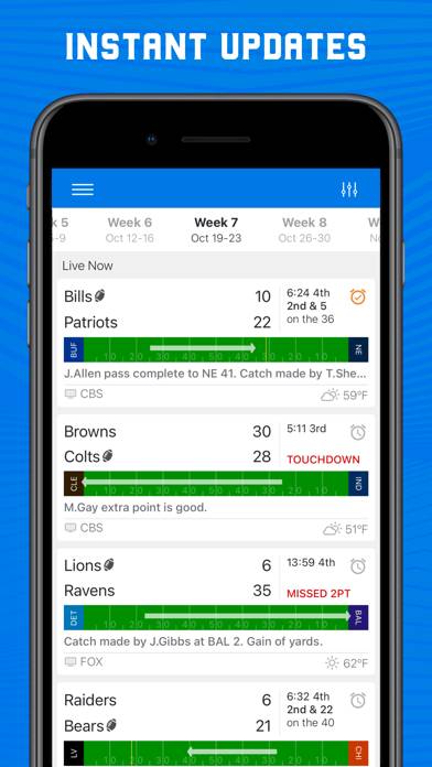 Scores App: For NFL Football App-Screenshot