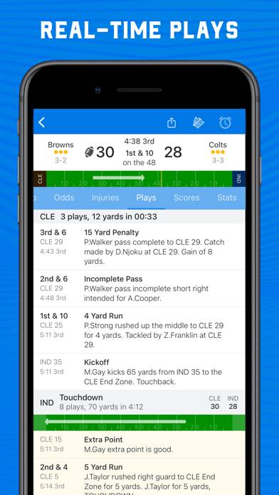 Scores App: For NFL Football App-Screenshot