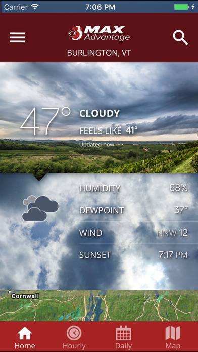 Wcax Weather - App screenshot #1
