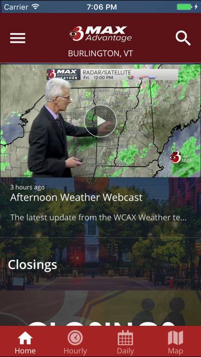 Wcax Weather - App screenshot #2