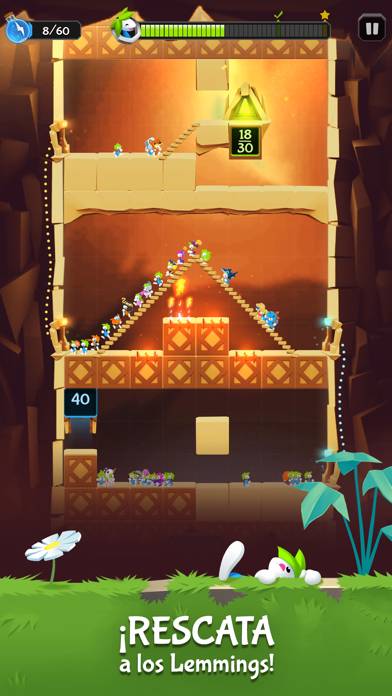 Lemmings: The Puzzle Adventure Uygulama ekran görüntüsü #1