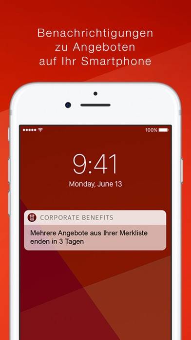 Corporate benefits App-Screenshot