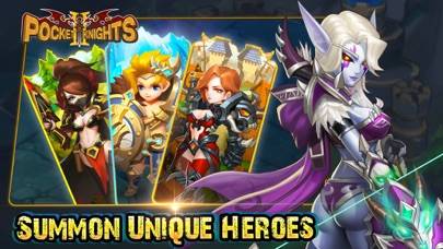 Pocket Knights2: Dragon War Schermata dell'app #1