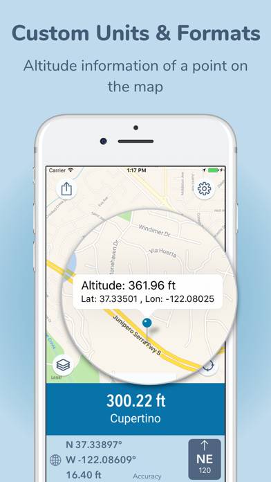 Altimeter Pro: Compass, GPS App skärmdump #5